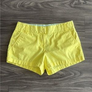 Yellow Chino Shorts